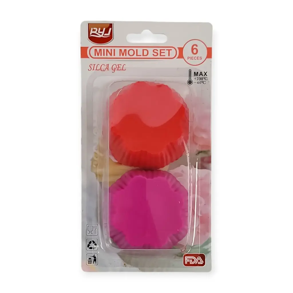 6pcs Silicon Muffin Cupse