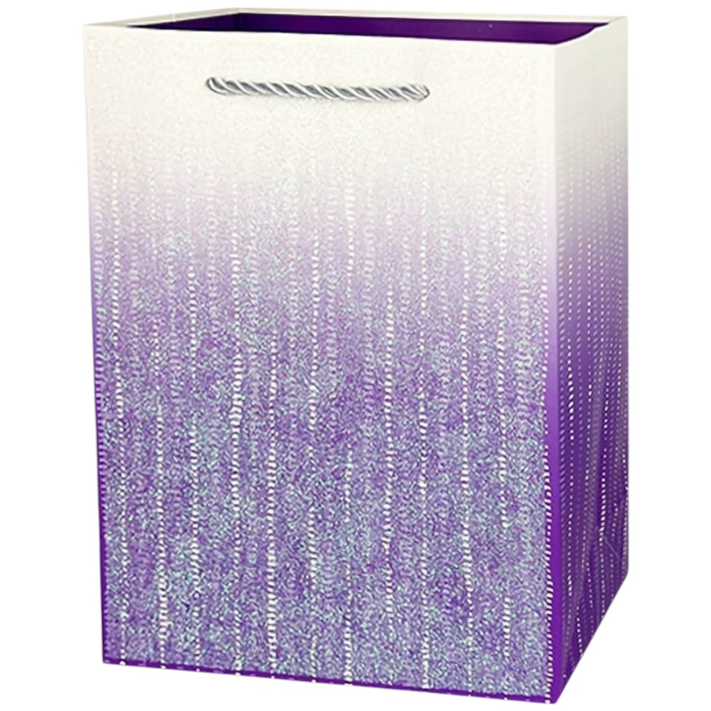 Ombre Glitter Jumbo Gift Bag Purple