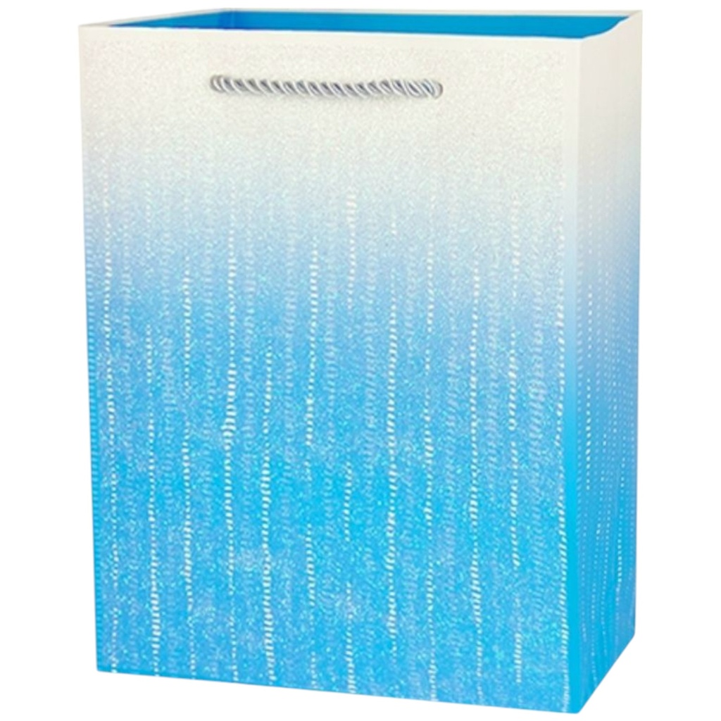  Ombre Glitter Jumbo Gift Bag Blue