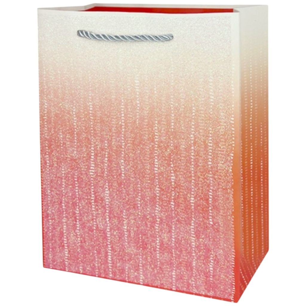 Ombre Glitter Jumbo Gift Bag Rose Gold