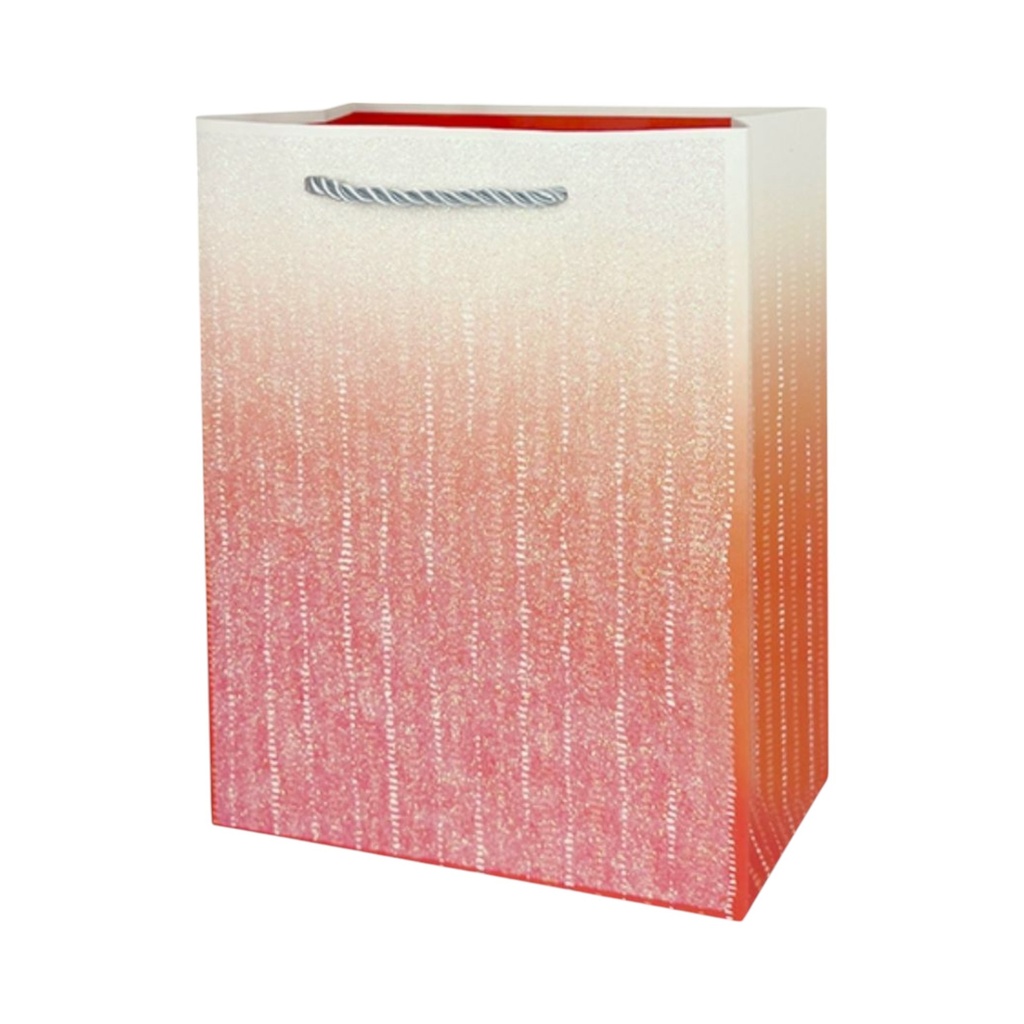 Ombre Glitter Large Gift Bag Rose Gold