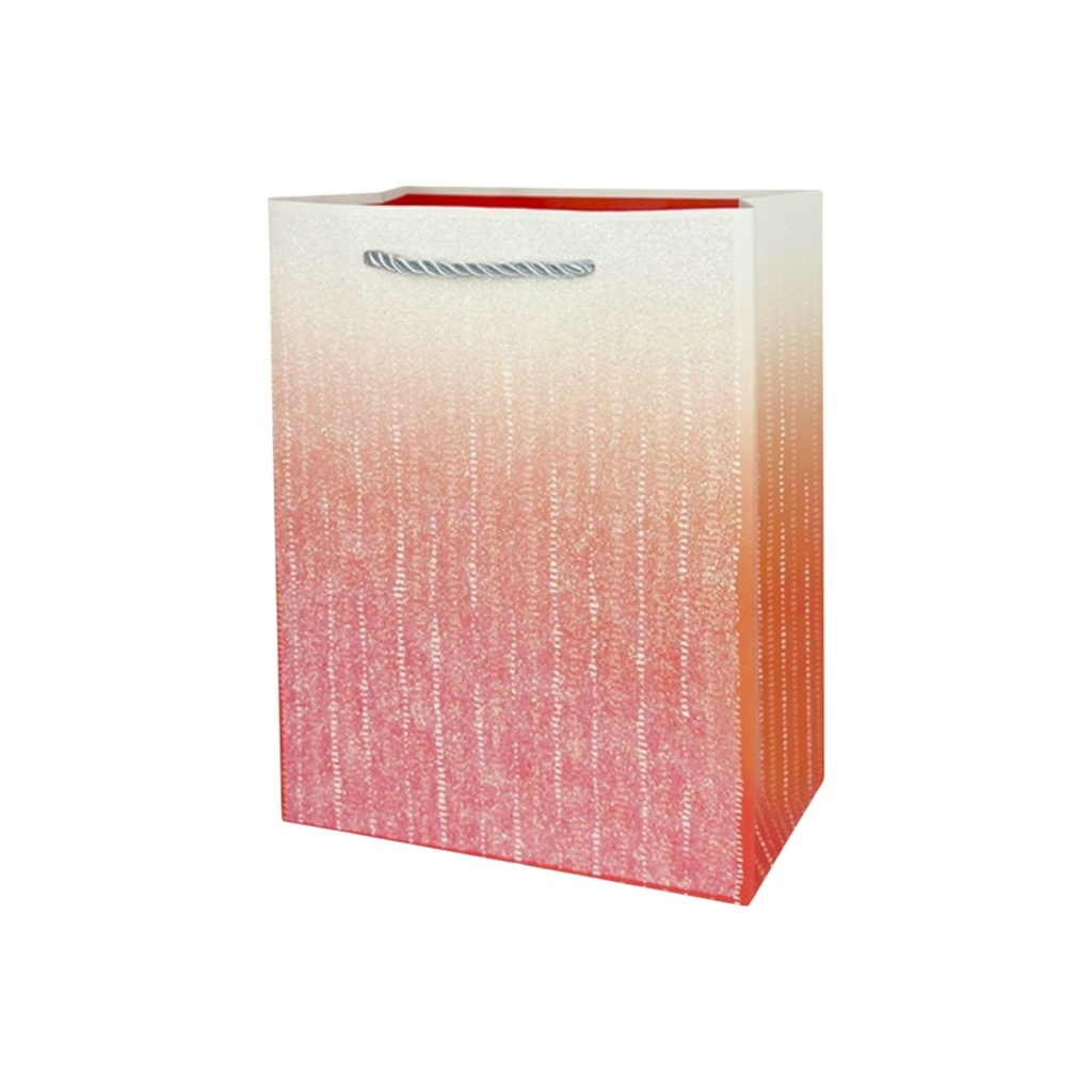 Ombre Glitter Medium Gift Bag Rose Gold