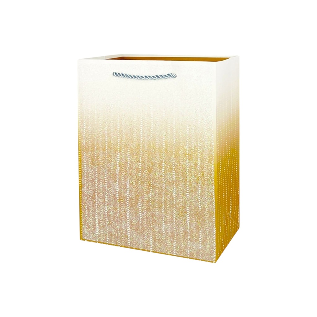 Ombre Glitter Medium  Gift Bag Gold