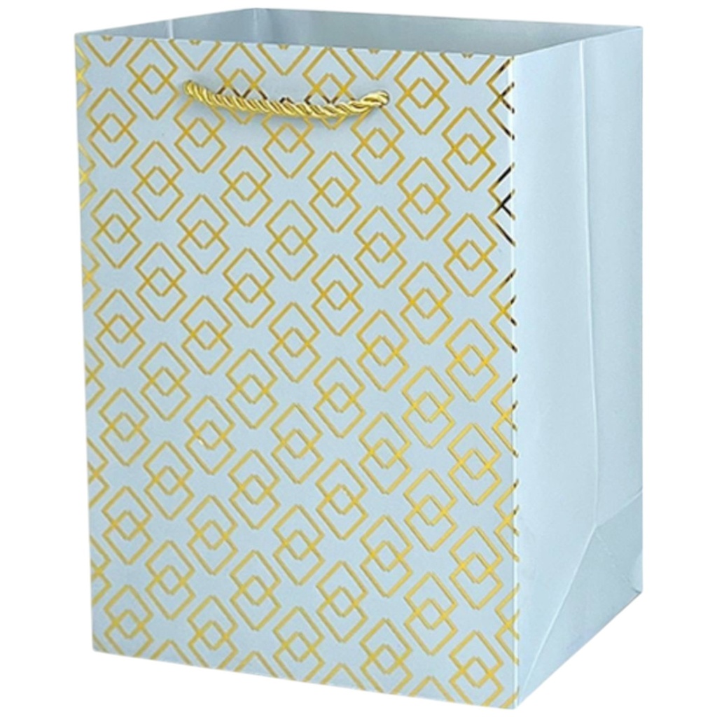  Hot Stamped Jumbo Gift Bag Turquoise