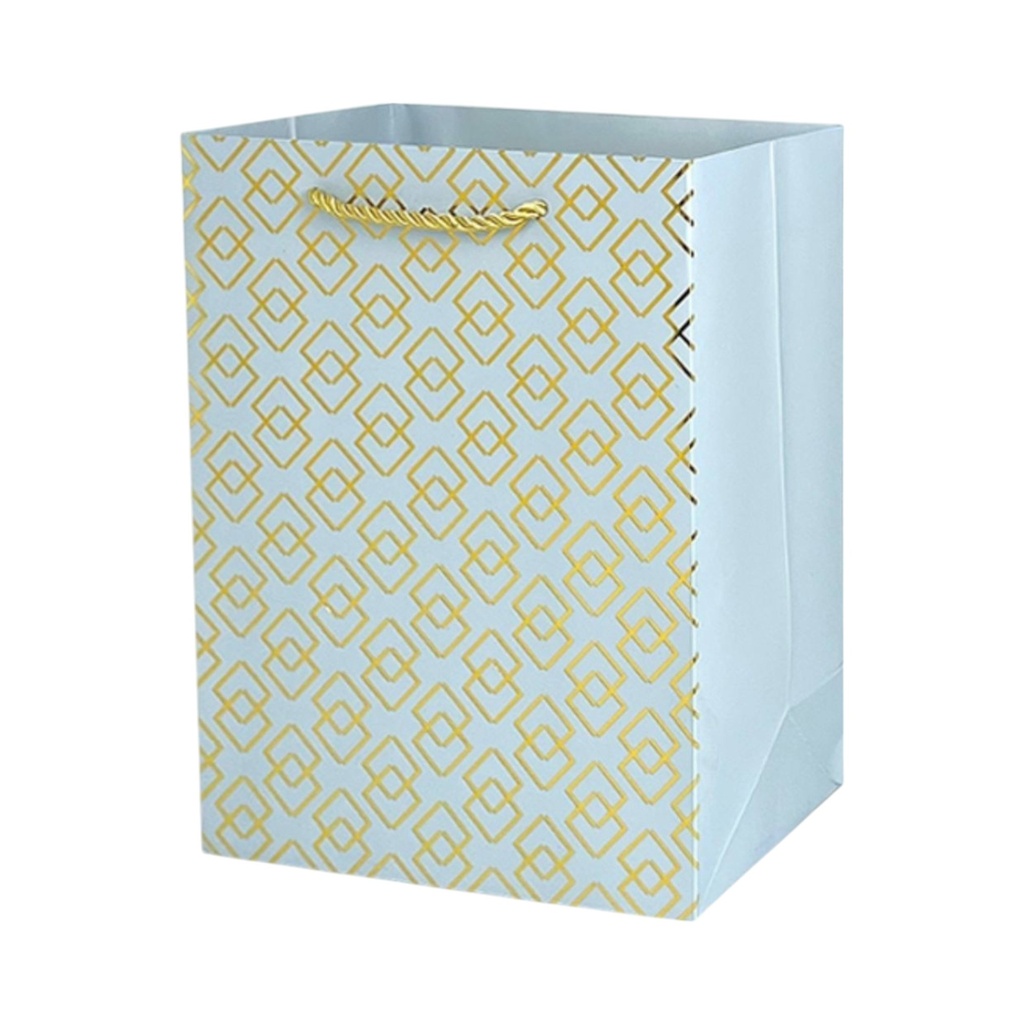  Hot Stamped Large Gift Bag Turquoise