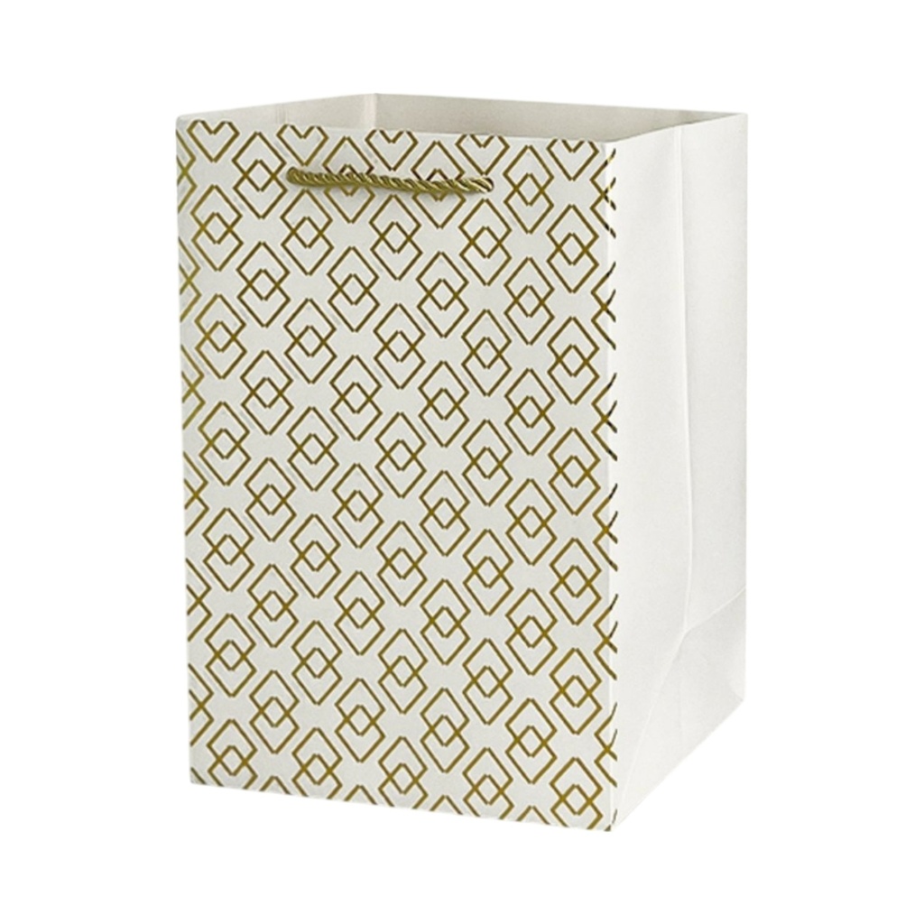  Hot Stamped Large Gift Bag White