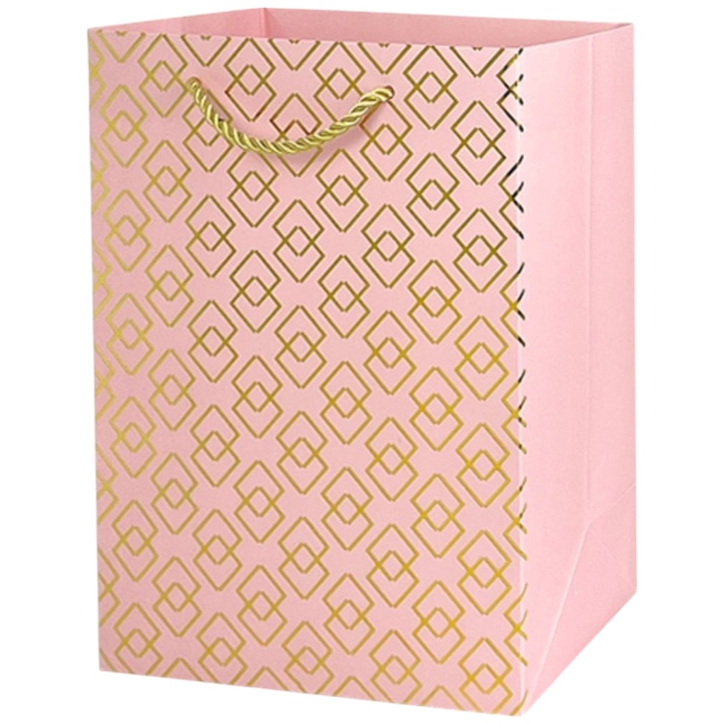  Hot Stamped Jumbo Gift Bag Baby Pink