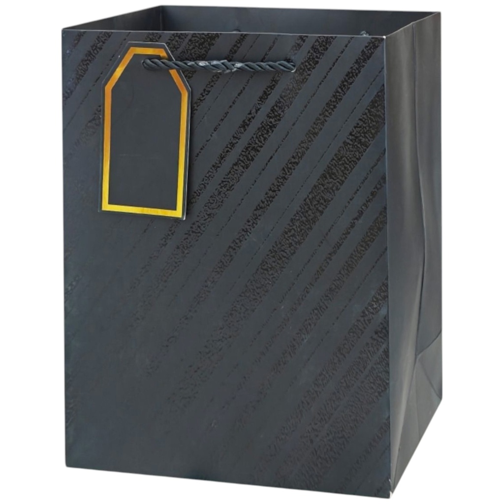 Glitter Glitz Jumbo Gift Bag Black