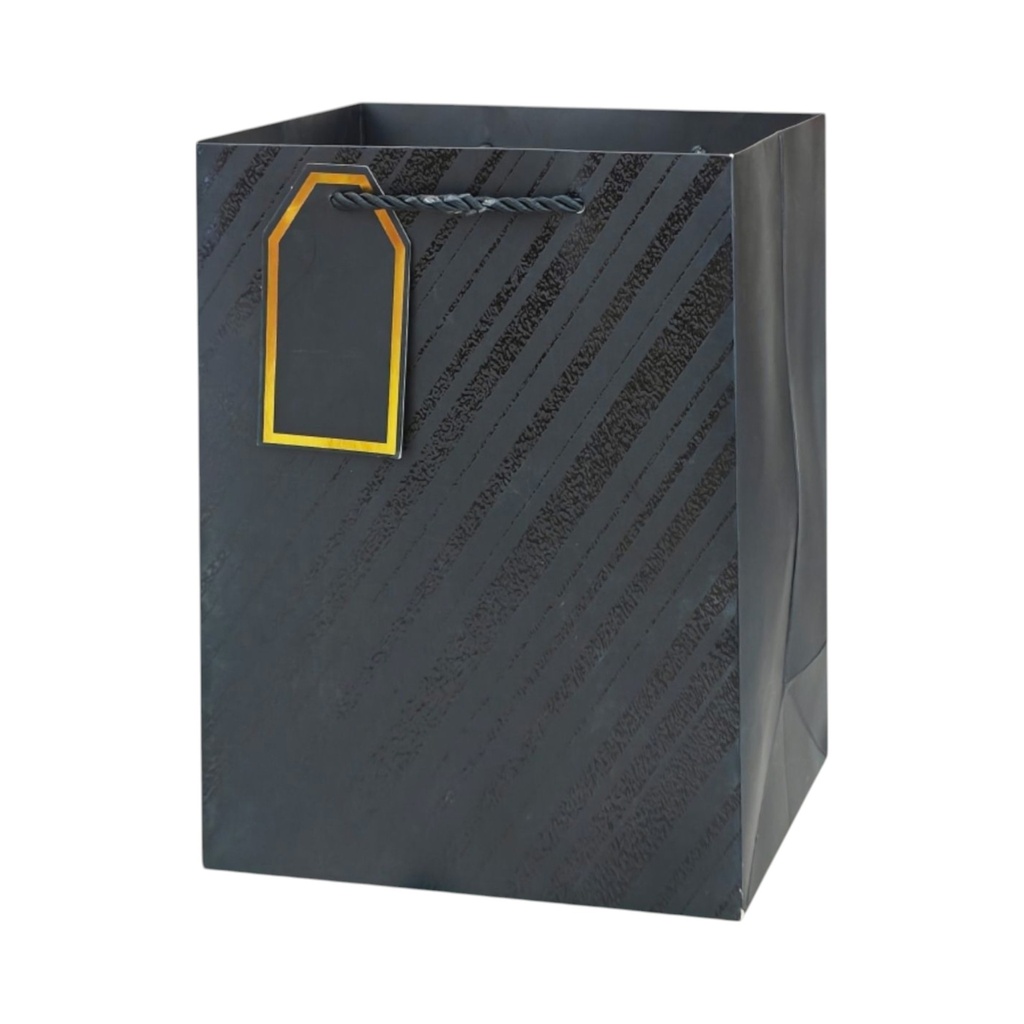 Glitter Glitz Large Gift Bag Black