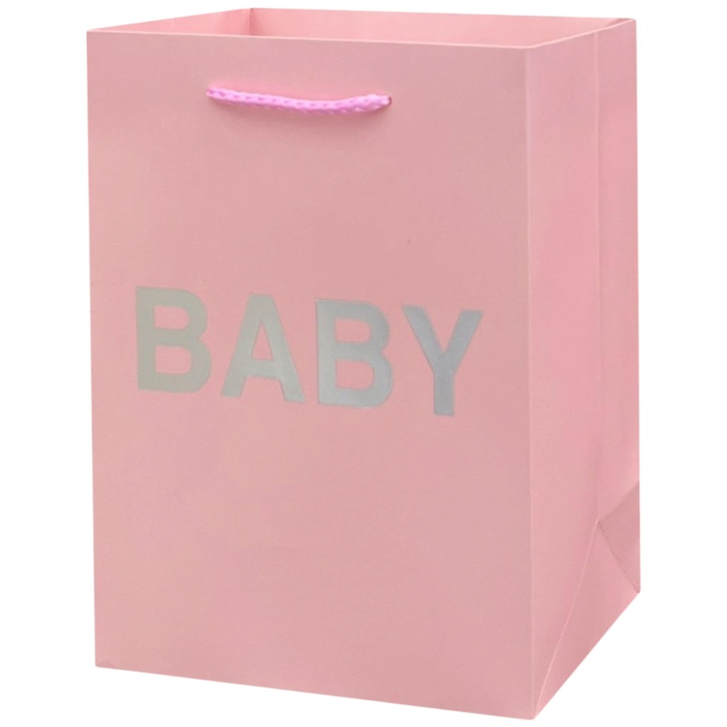 Baby Shower Jumbo Gift Bag Pink