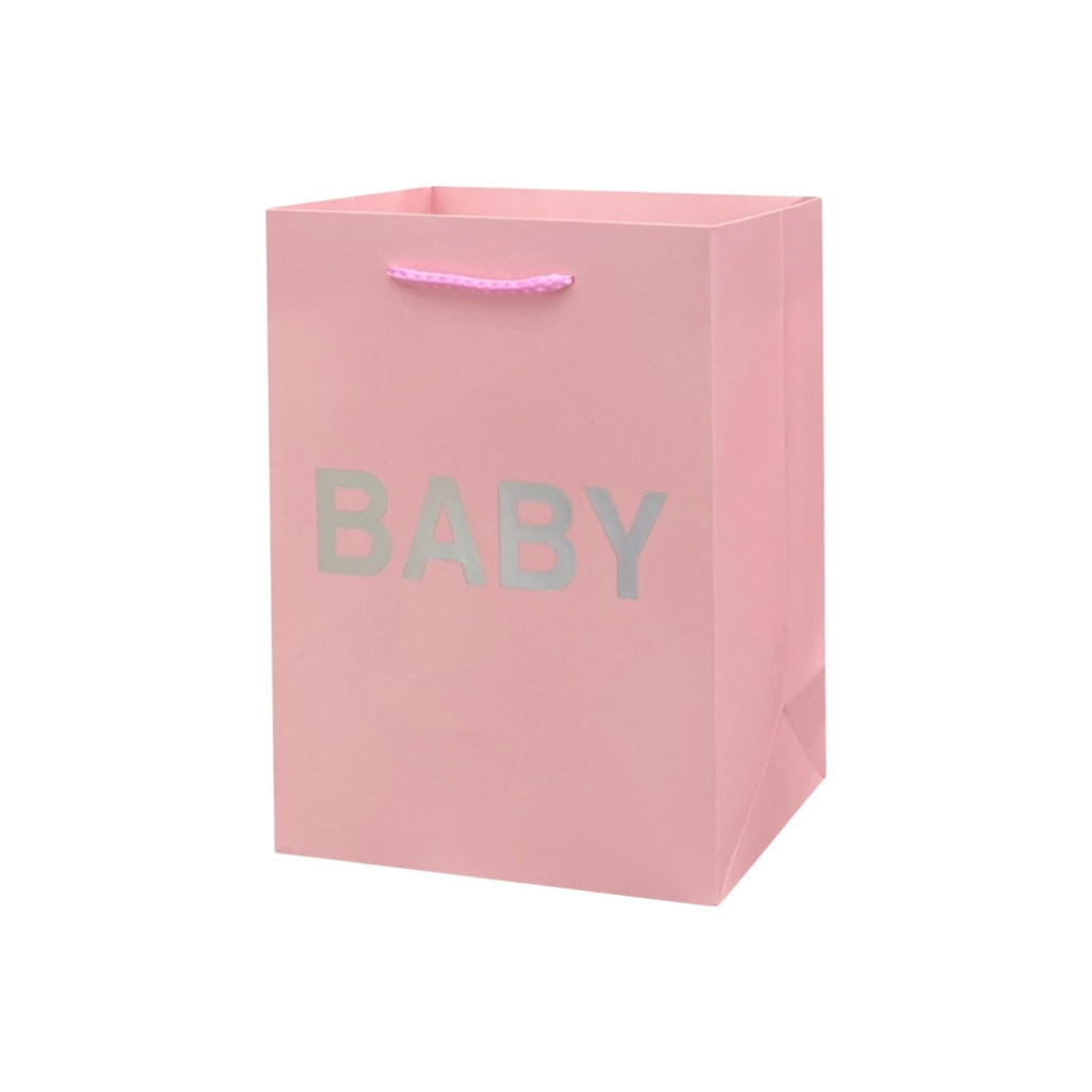 Baby Shower Medium Gift Bag Pink