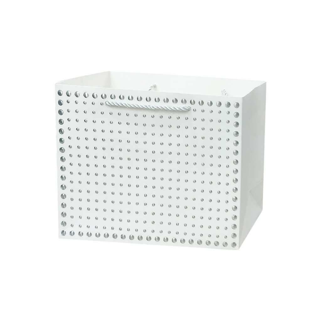 Designer Medium Gift Bag White