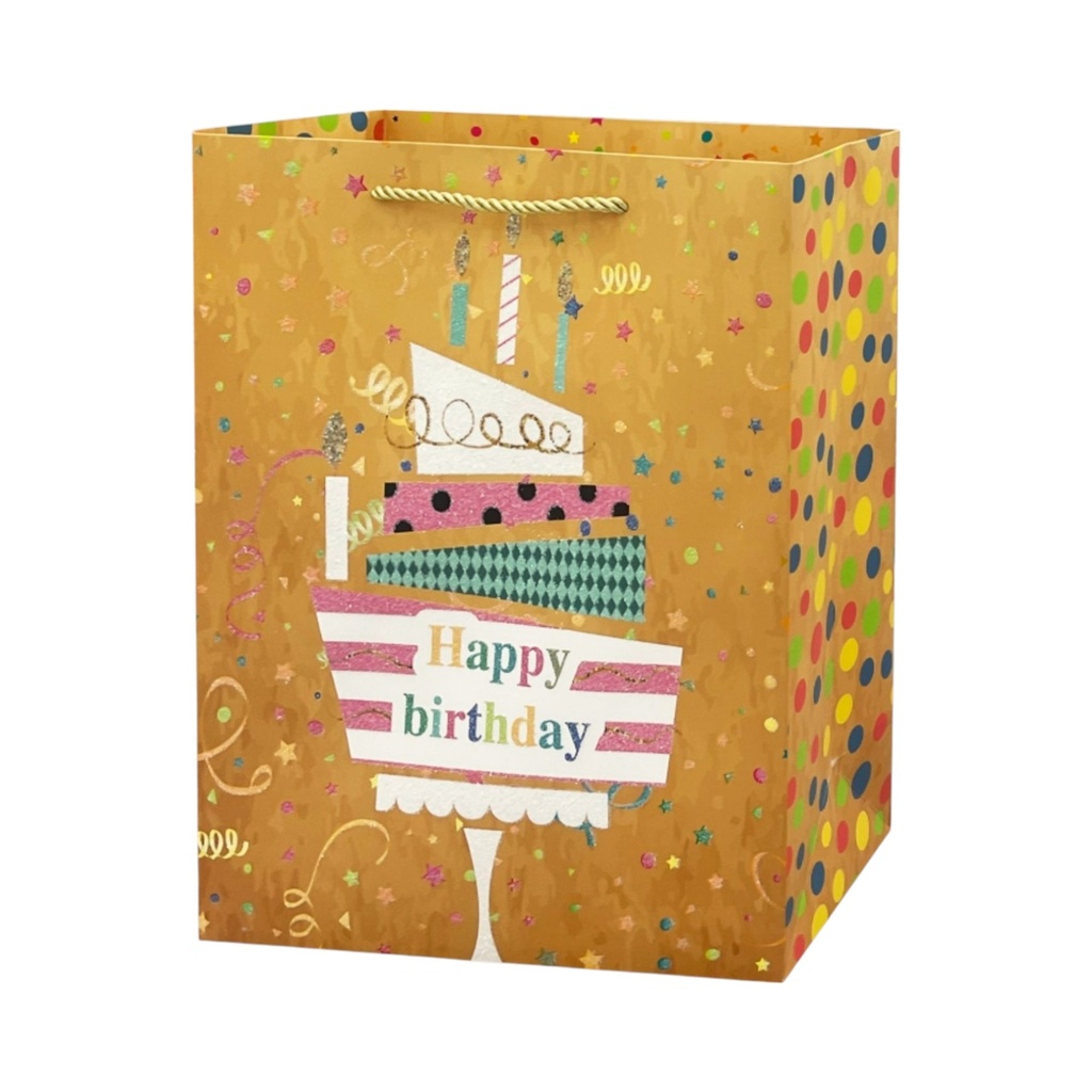 Confetti HBD Large Gift Bag HBD Cake 