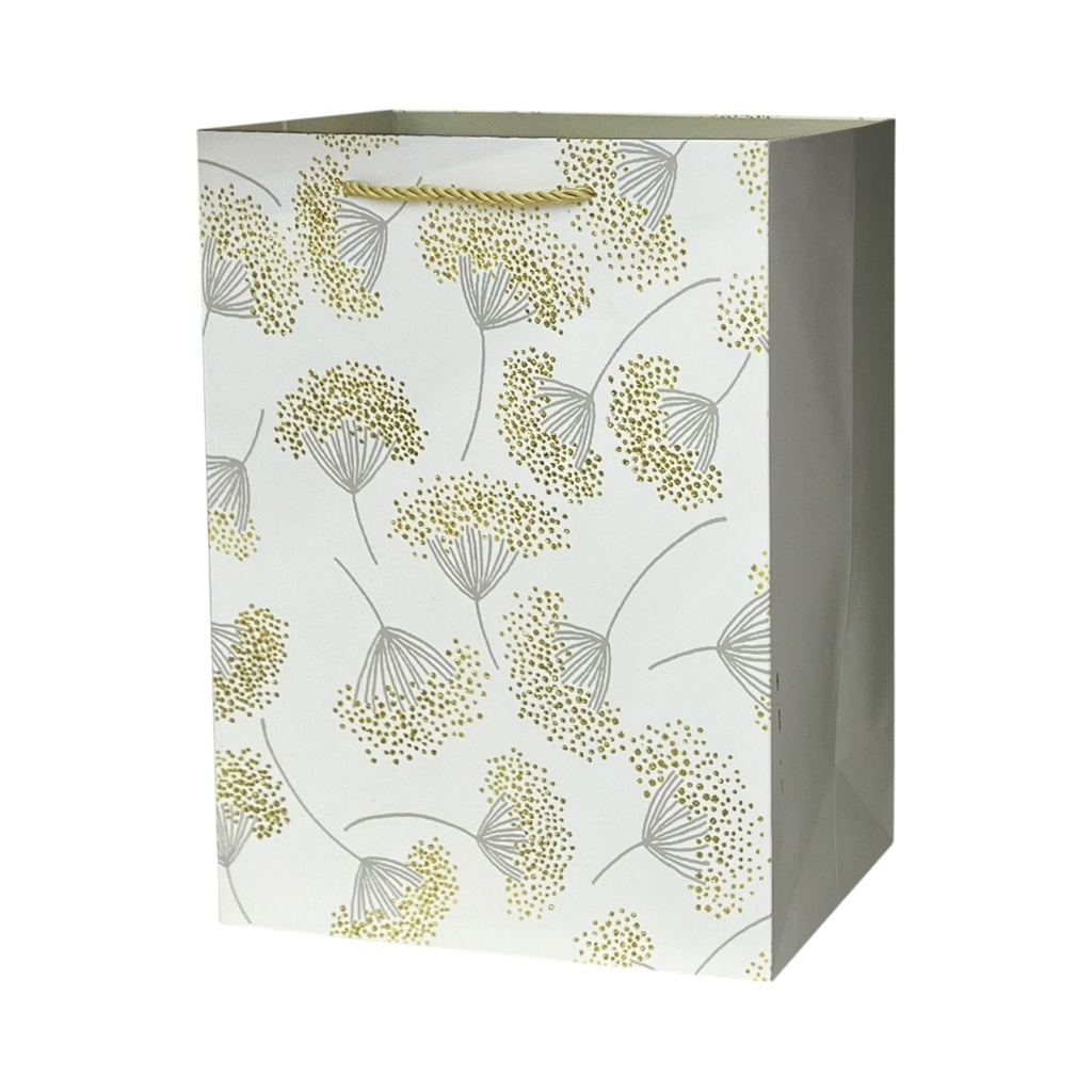 Wild Floral Large Gift Bag White
