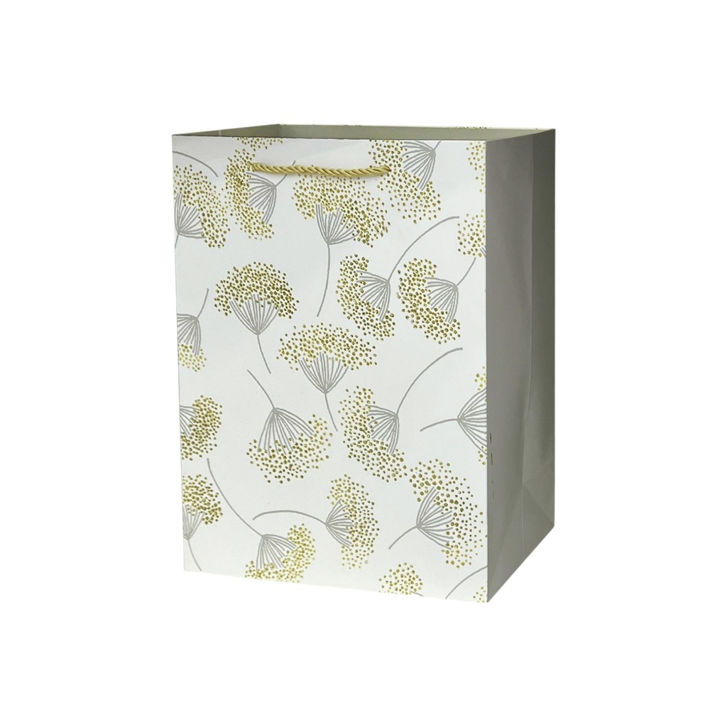 Wild Floral Medium Bag White