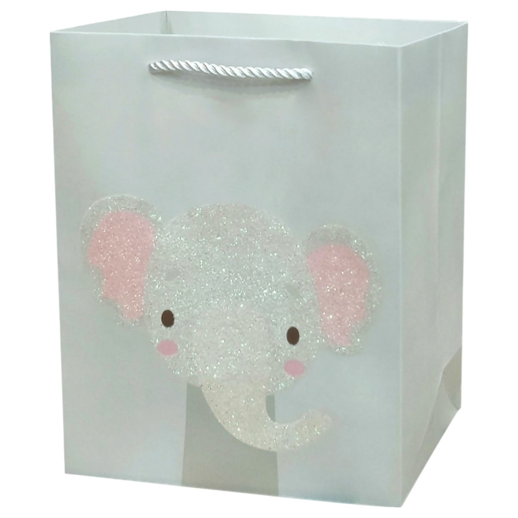 Baby Elephant Jumbo Gift Bag Grey