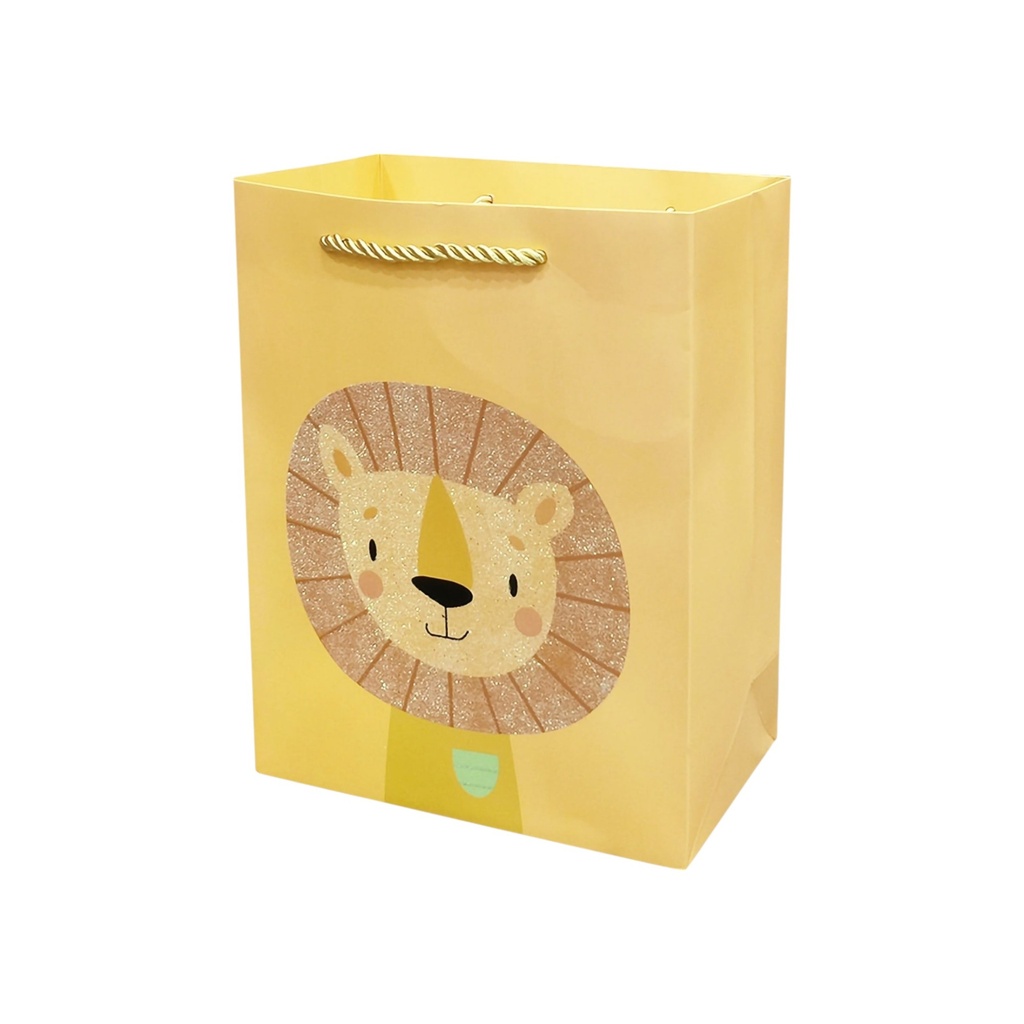 Baby Lion Medium Gift Bag Yellow