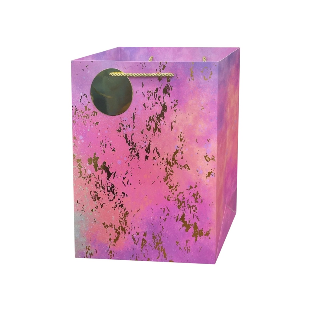 Starry Knight Medium Gift Bag Pink