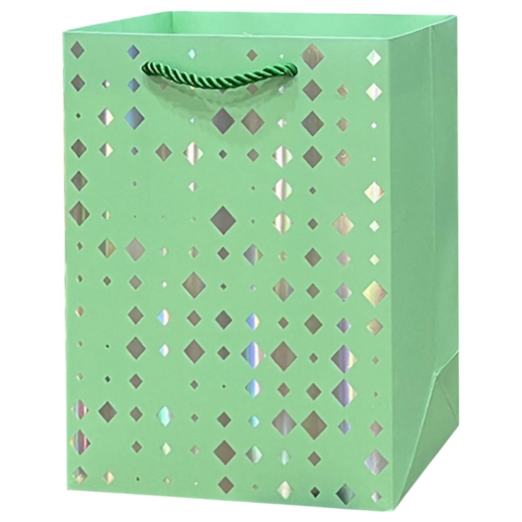 Diamond Dots Jumbo Gift Bag Light Green