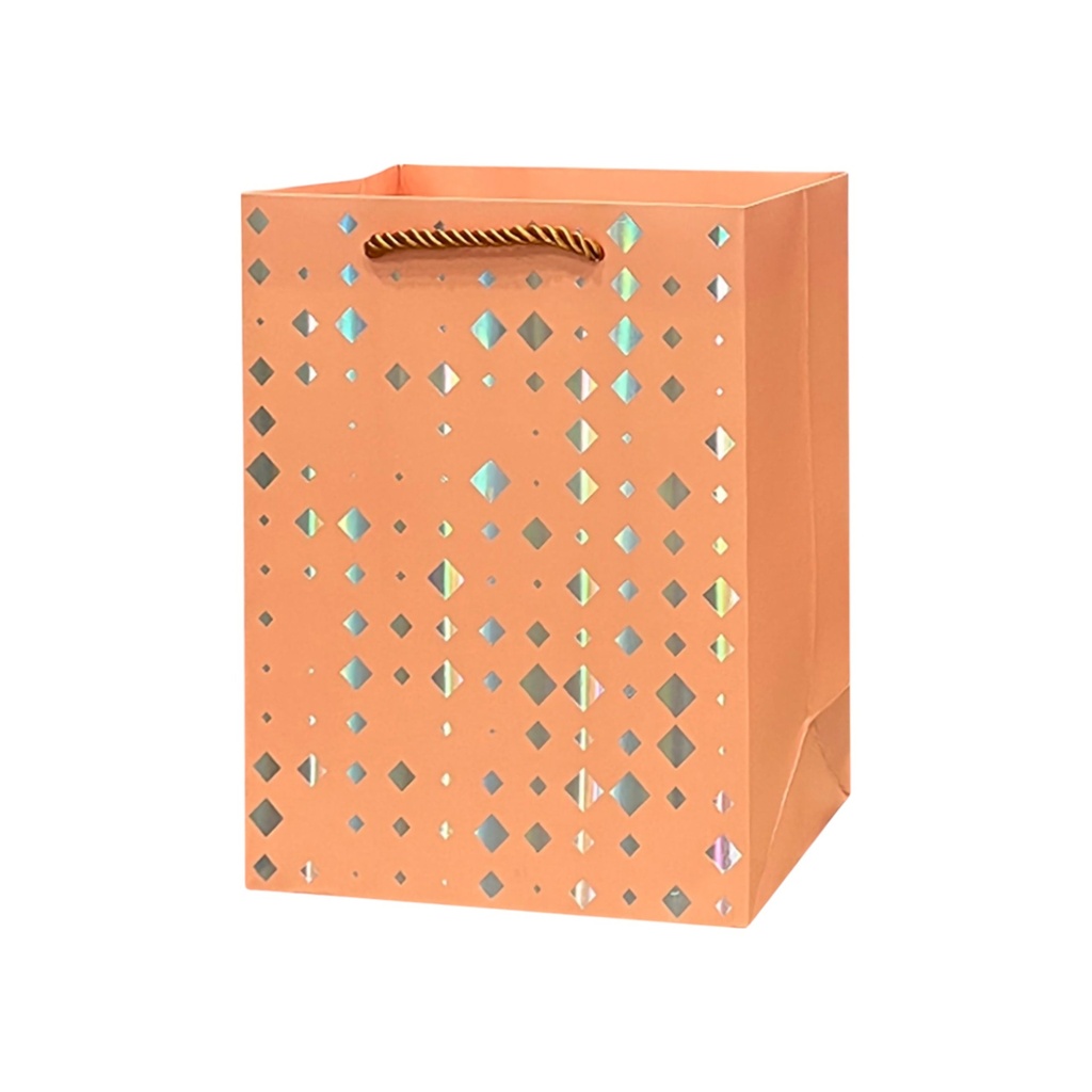 Dimoand Dots Medium Gift Bag Coral