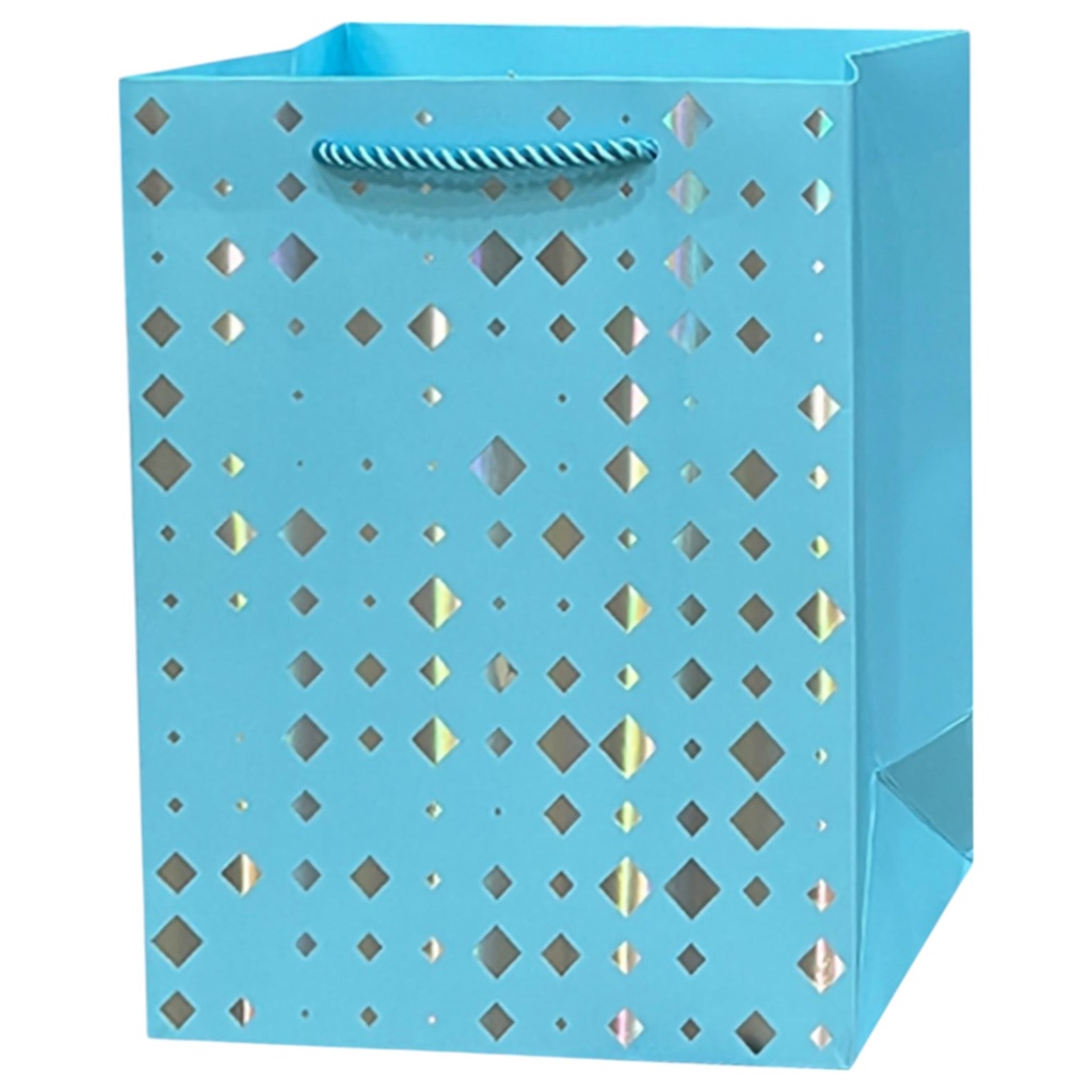 Dimoand Dots Jumbo Gift Bag Blue