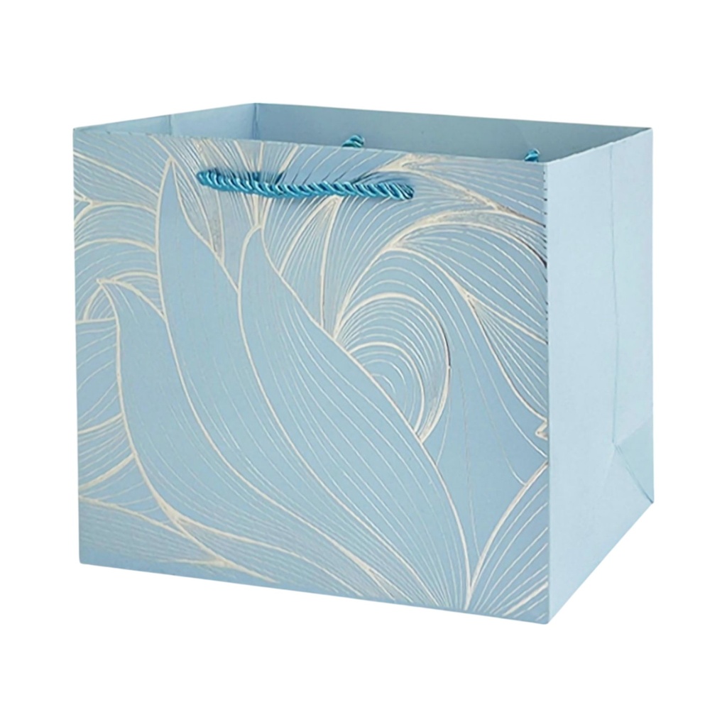 Painterly Large Gift Bag Blue