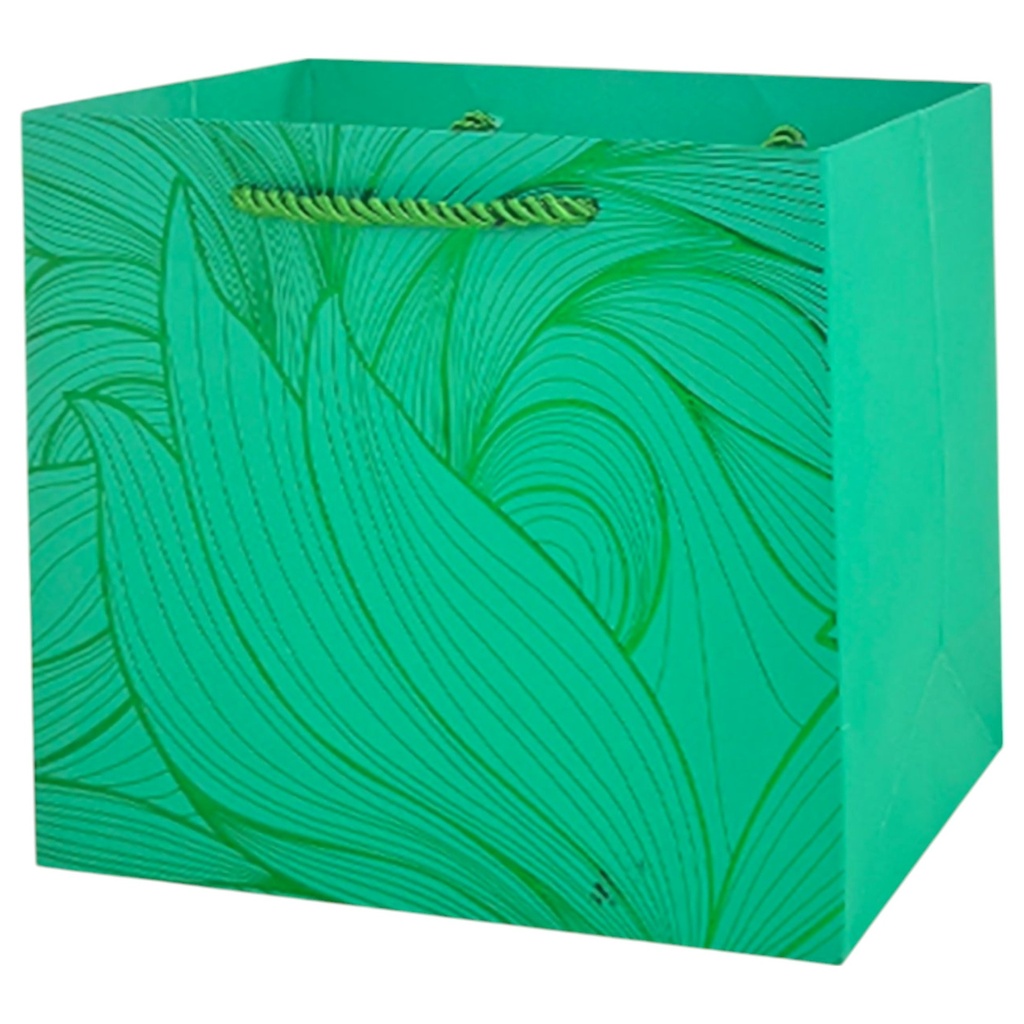 Painterly Jumbo Gift Bag Green