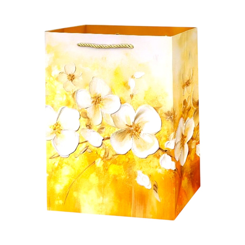 Golden Floral Large Gift Bag Wild