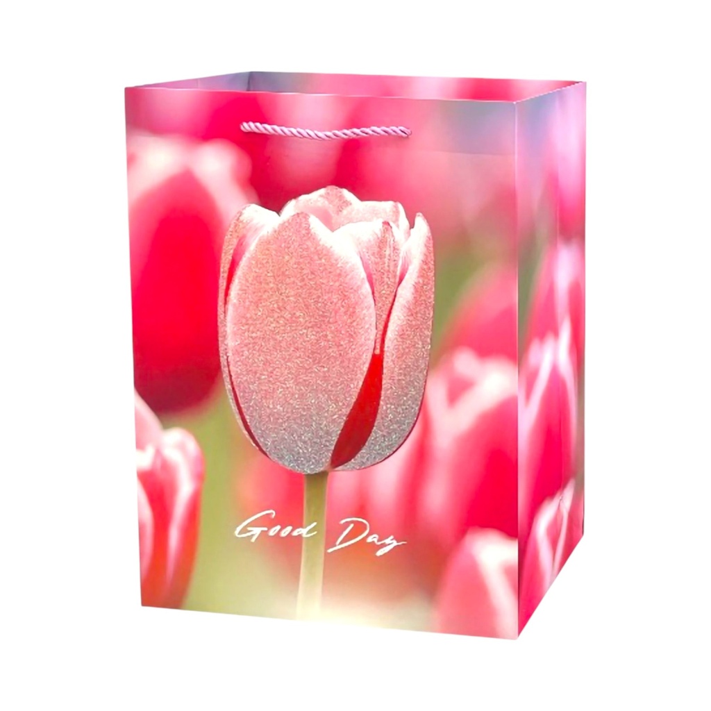 Spring Tulip Large Gift Bag Pink