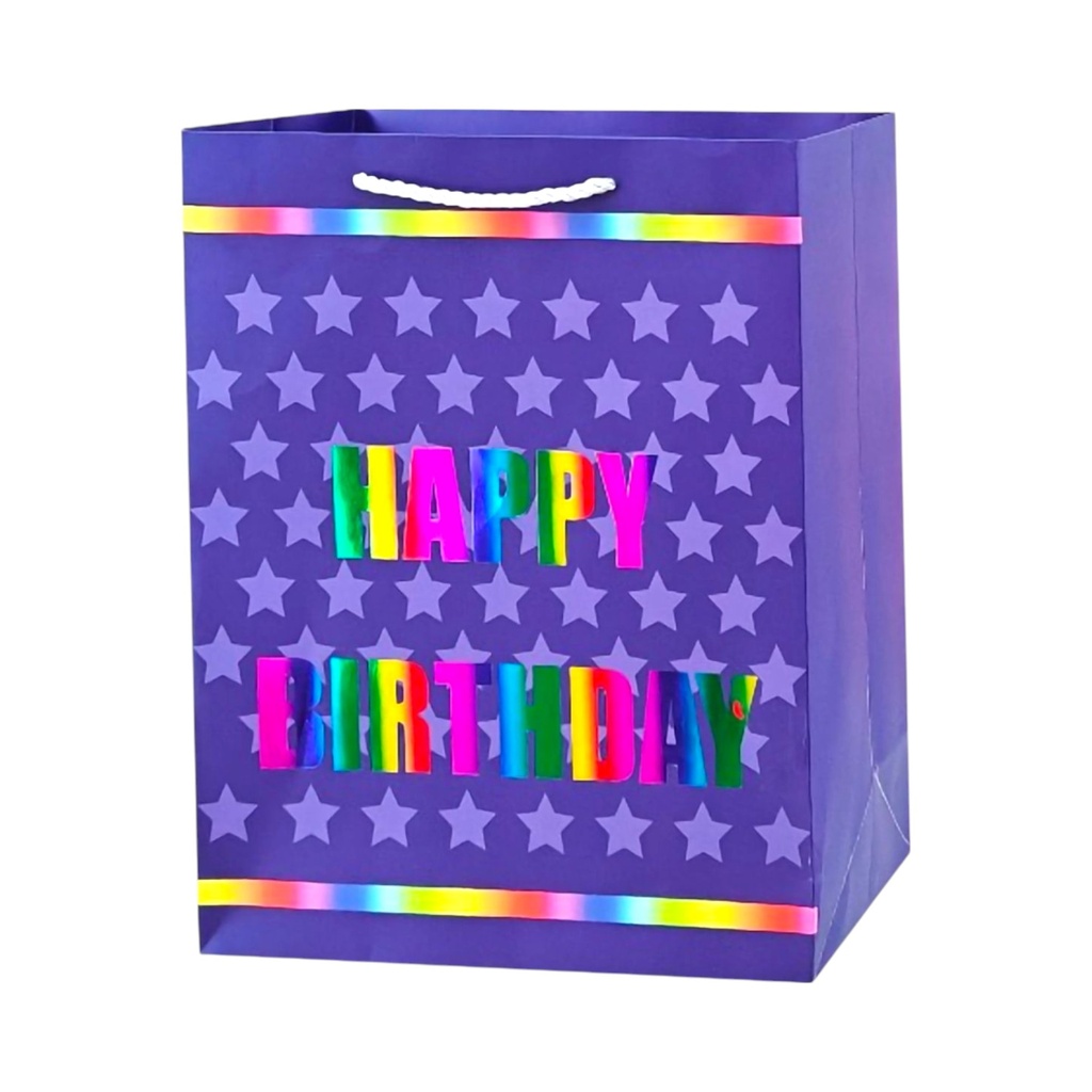 Rainbow HBD Large Gift Bag Funday