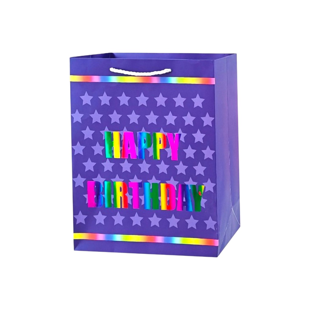 Rainbow HBD Medium Gift Bag Funday