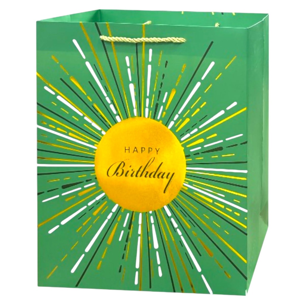 Starbrust HBD Jumbo Gift Bag Green 
