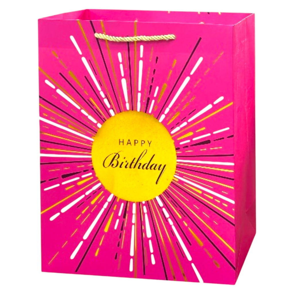 Starbrust HBD Jumbo Gift Bag Pink