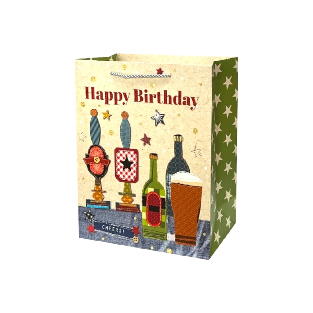 Celebration Medium Gift Bag Beer