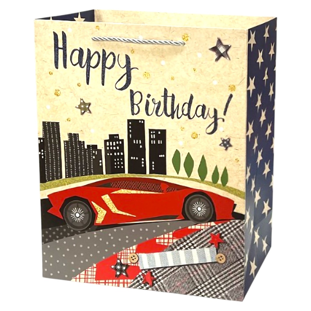 Celebration Jumbo Gift Bag Birthday Car