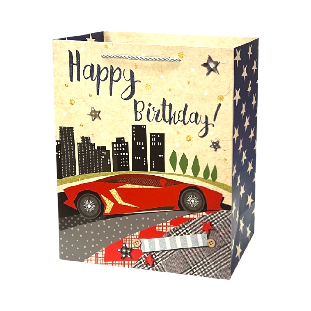 Celebration Large Gift Bag Birthday Car