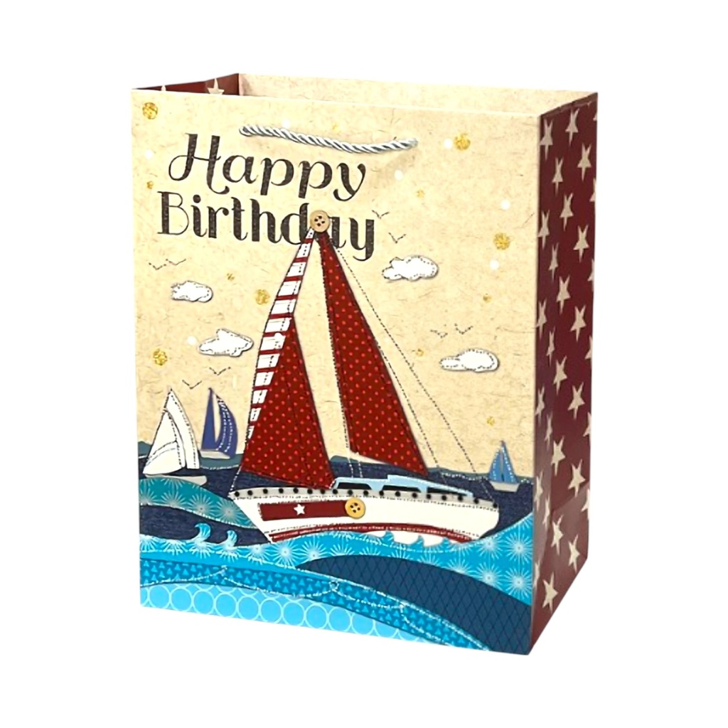 Celebration Large Gift Bag Birhday Boat