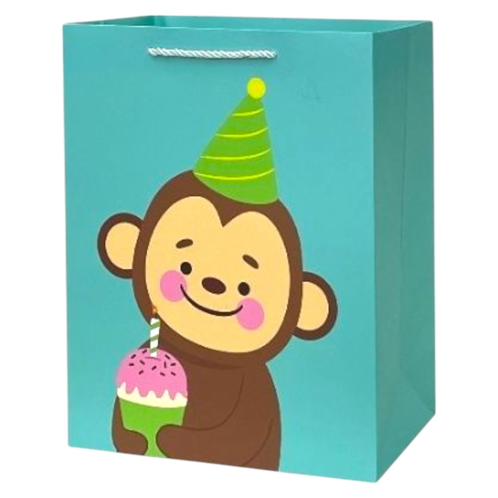 HBD Jumbo Gift Bag Monkey