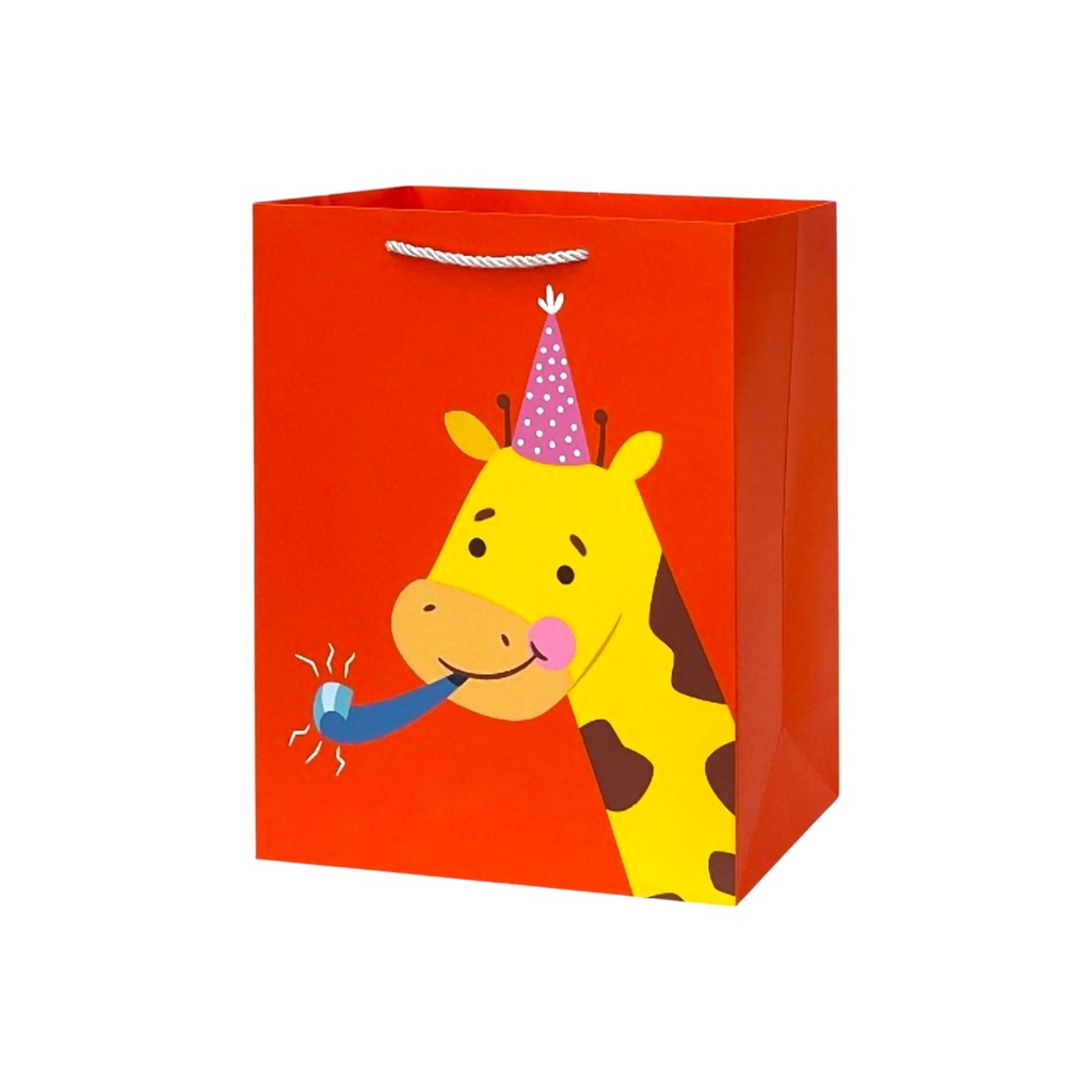 HBD Medium Gift Bag Giraffe