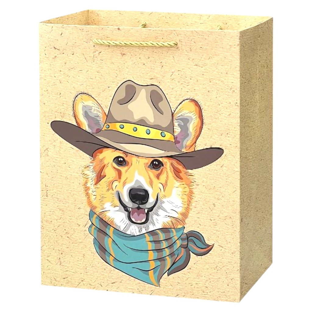 K-9s Jumbo Gift Bag Cowboy