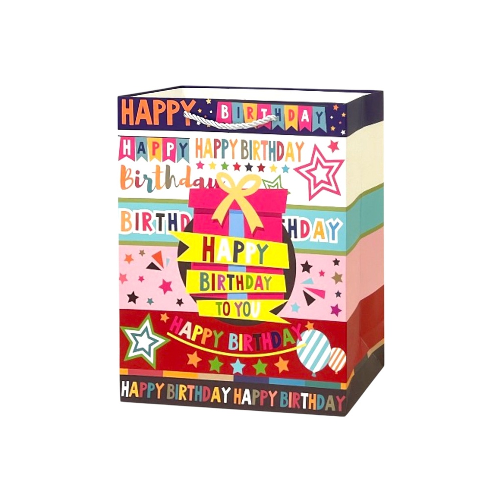 HBD to You Medium Gift Bag - Happy