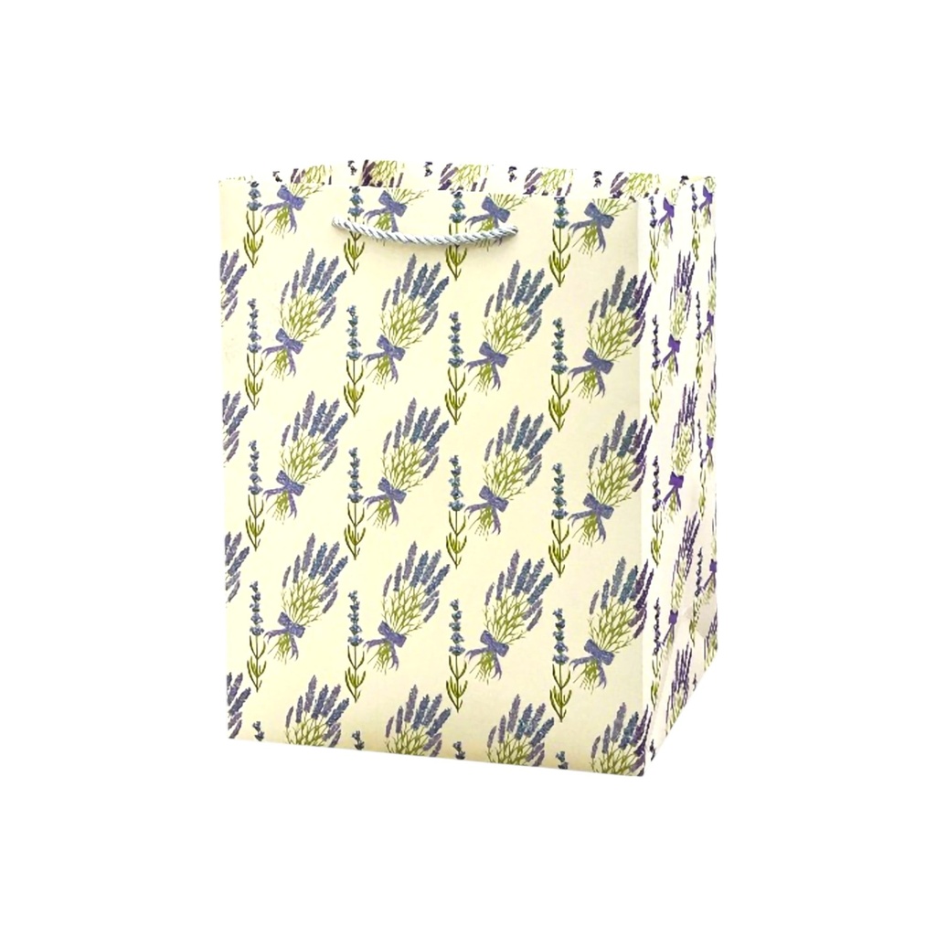 Lavender Medium Gift Bag Cream