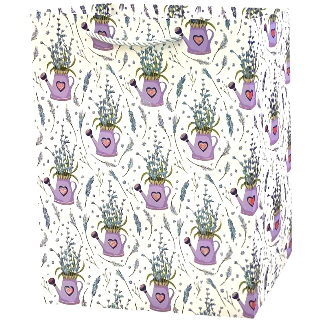 Lavender Jumbo Gift Bag White