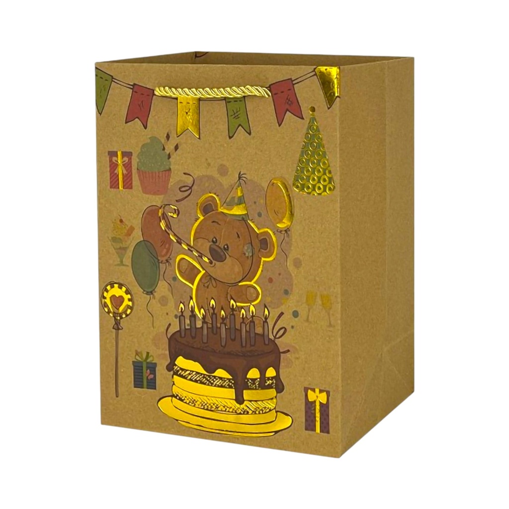 Teddy Fun Large Gift Bag BDCAKE