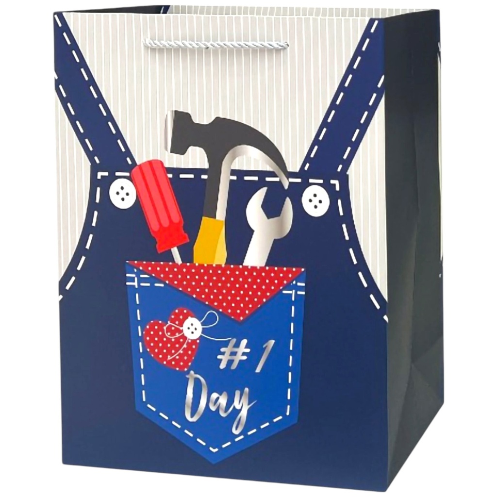 GENTS Jumbo Gift Bag Best #1 Day