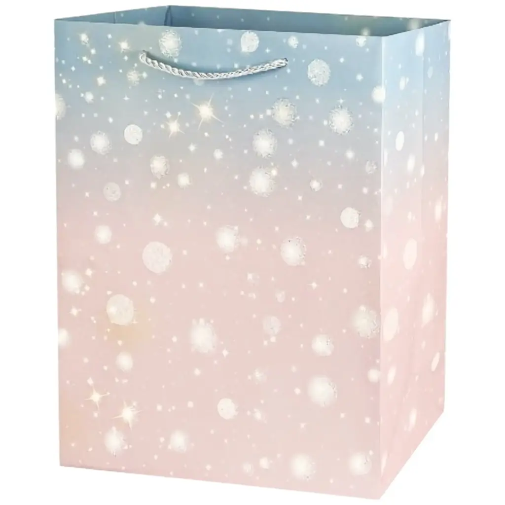 Sparkle Jumbo Gift Bag Pink/blue