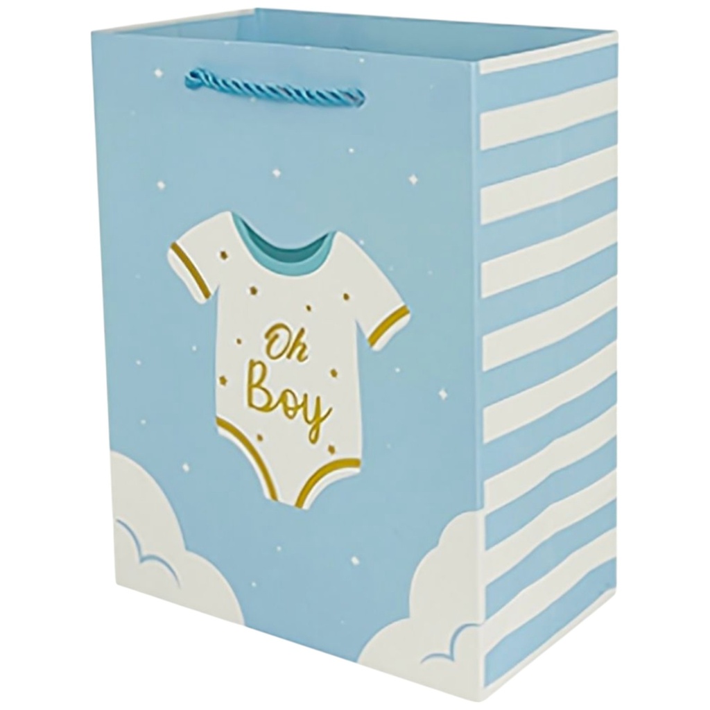 It's A boy XXL Jumbo Gift Bag Blue baby