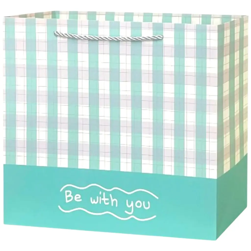 Be With  You Jumbo Gift Bag Blue