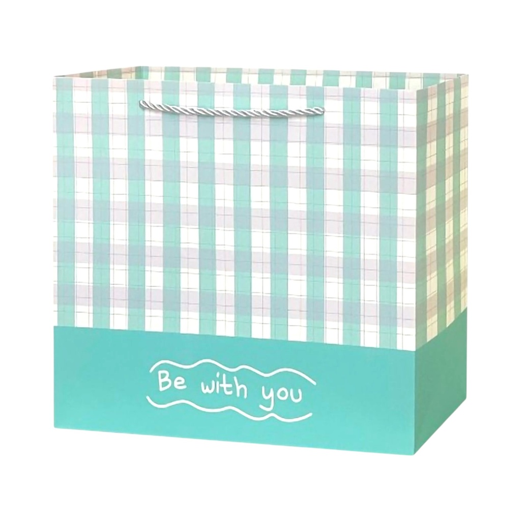 Be With  You Large Gift Bag Blue