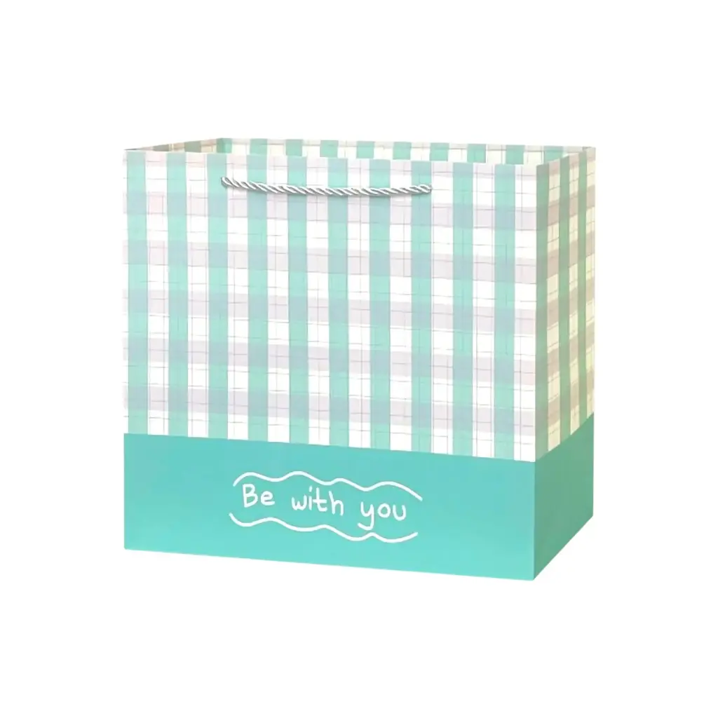 Be With  You Medium Gift Bag Blue